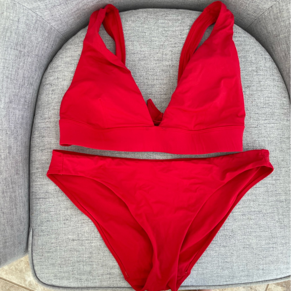 Everlane Red Bikini Set